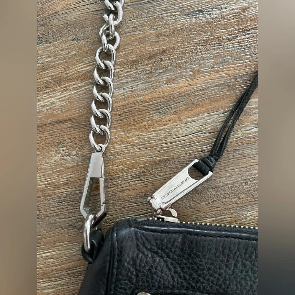 Black leather vintage Rebecca Minkoff Purse - Picture 5 of 7